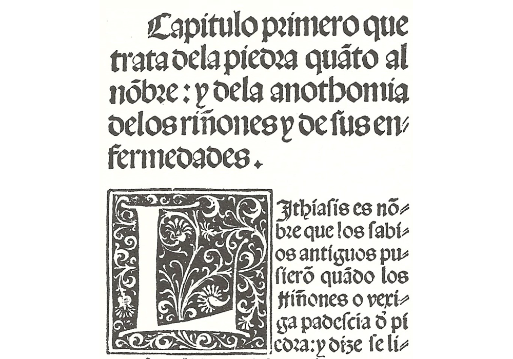 Cura piedra colico-Gutierrez-Hahembach-Incunables Libros Antiguos-libro facsimil-Vicent Garcia Editores-6 la Litiasis.
